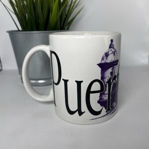 Starbucks 2002 City Mug Collector Series Puerto Rico‎ Coffee Mug Purple 16oz